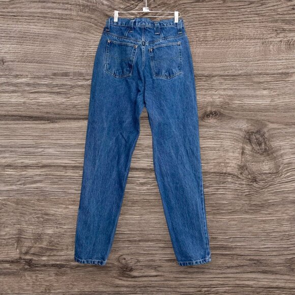 GOODFELLOWS Vintage 100% Cotton High Rise Waist Tapered Denim Mom Jeans 9/10 - Picture 2 of 5